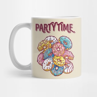 Donut Party Time Mug